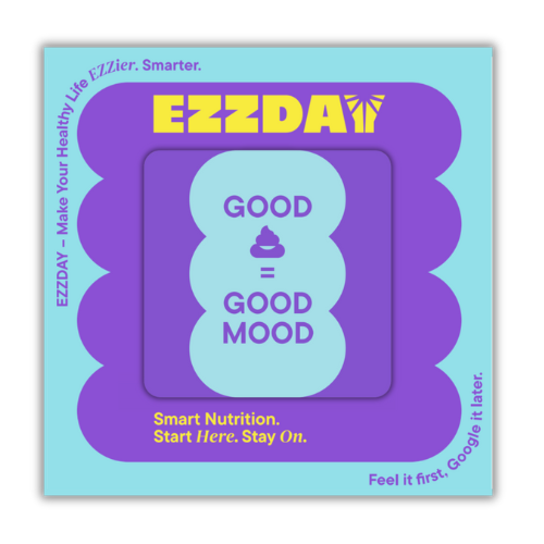 EZZDAY Smarter Fridge Magnet – Gut Mood Edition